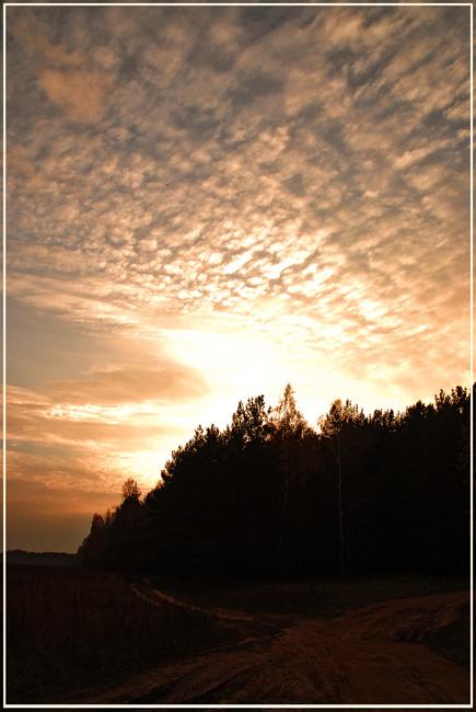 фото "Закат в Подмосковье" метки: пейзаж, закат