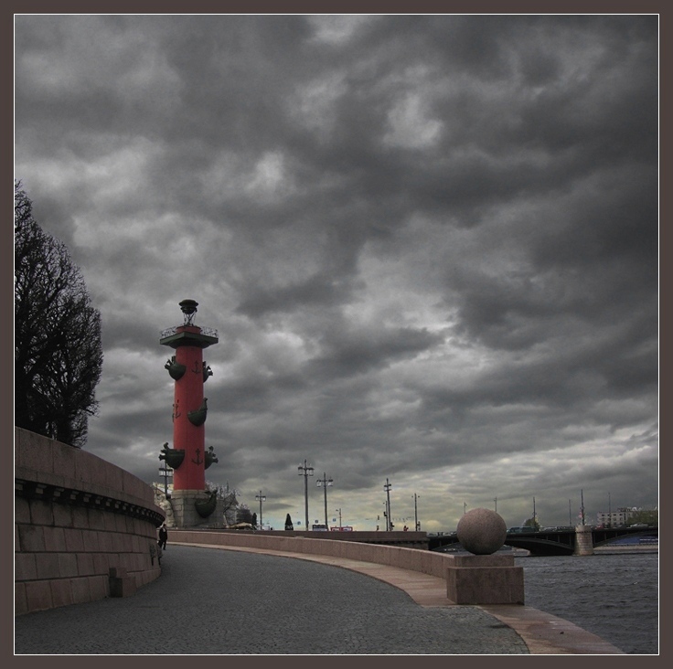 photo "Storm warning" tags: landscape, architecture, clouds