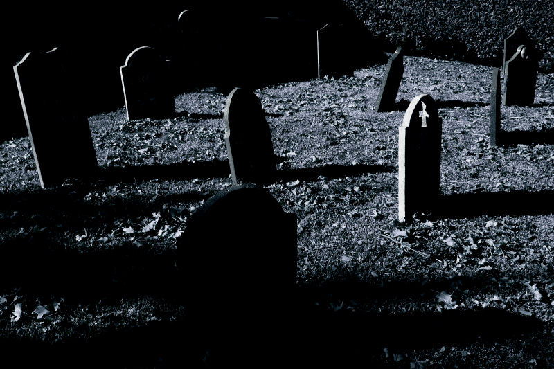 photo "Neighborhood Graveyard" tags: landscape, night