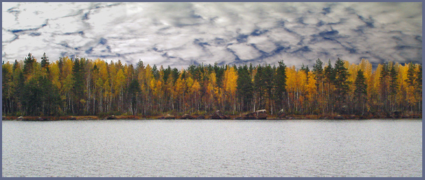 photo "Between the sky and water" tags: landscape, autumn