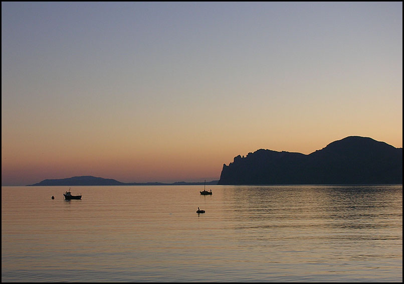 photo "Calm evening" tags: landscape, sunset, water