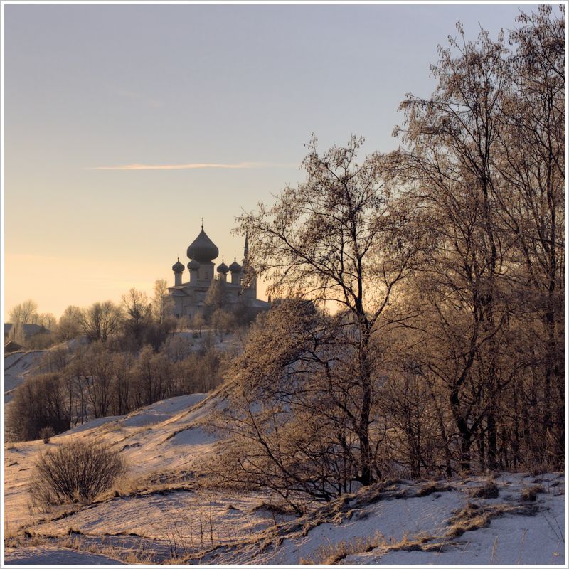 фото "Северный пейзаж" метки: пейзаж, закат, зима