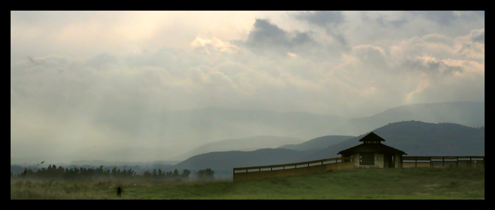 фото "Утренняя, туманная..." метки: панорама, пейзаж, облака