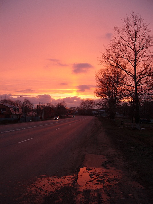 photo "***" tags: landscape, autumn, sunset