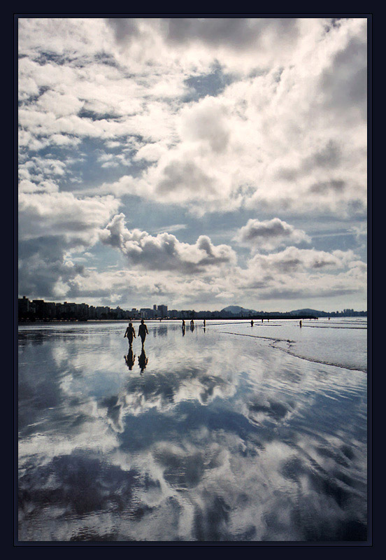 photo "Walking on the clouds..." tags: landscape, sunset, water