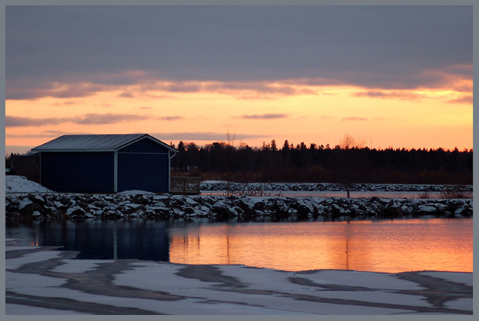 photo "Winter sunset" tags: landscape, sunset, winter