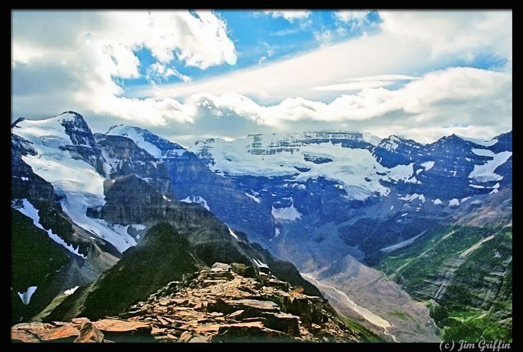 photo "Looking toward the glaciers" tags: landscape, clouds, mountains