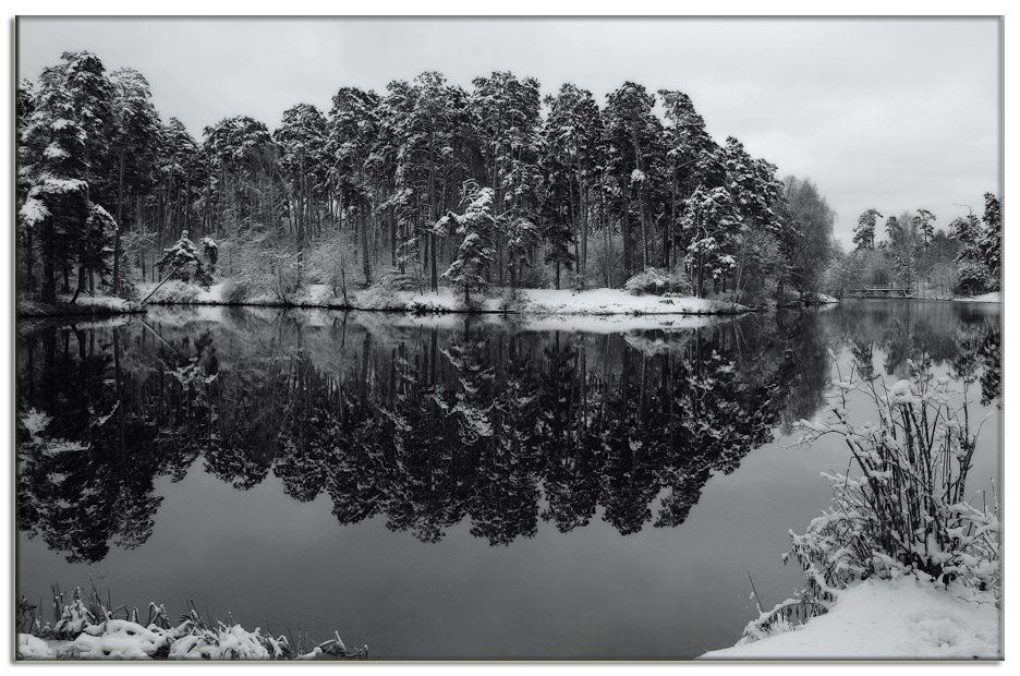 фото "Остров." метки: пейзаж, вода, зима