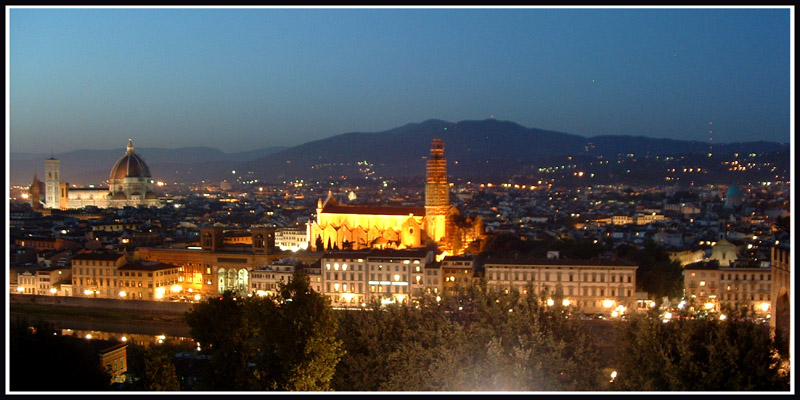 photo "Night Florence" tags: landscape, night