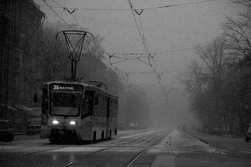 фото "Снежная печаль" метки: черно-белые, пейзаж, зима