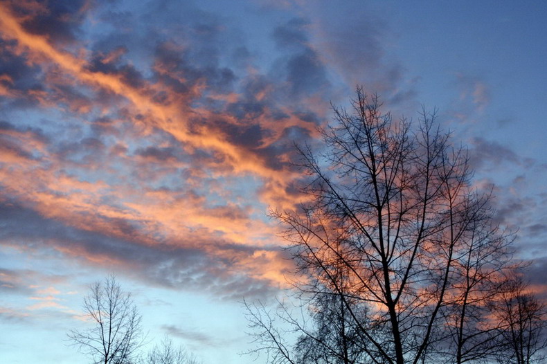 photo "The woken up heavens" tags: landscape, sunset