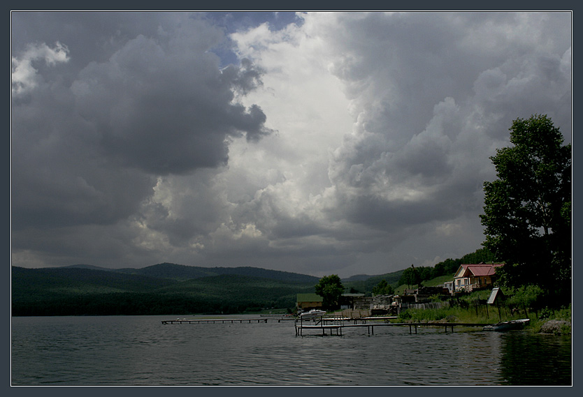 photo "Before thunderstorm" tags: landscape, summer, water