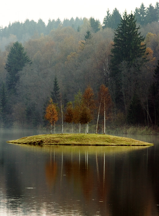 фото "Островок" метки: пейзаж, вода, осень