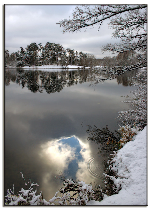 photo "Sky in water" tags: landscape, water, winter
