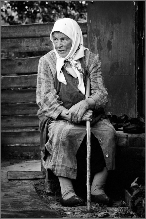 фото "про бабушку Галю" метки: портрет, черно-белые, женщина