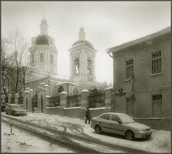 photo "Moscow, in Zvonary" tags: architecture, landscape, winter