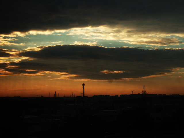 фото "urban sunrise" метки: пейзаж, закат