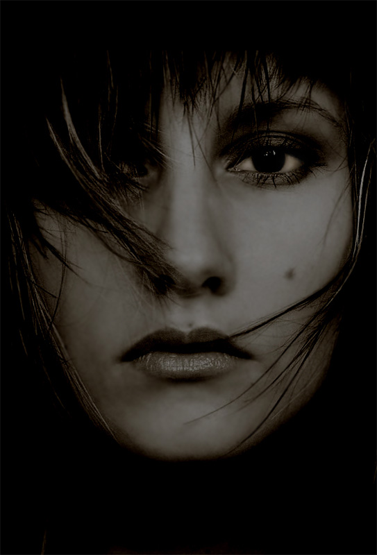 фото "ТЬМА" метки: портрет, черно-белые, женщина