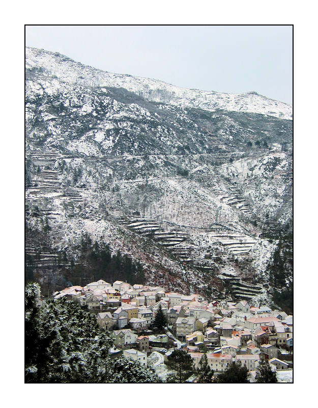 photo "Loriga e a neve" tags: landscape, mountains, winter