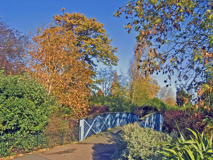 photo "The Blue Bridge" tags: landscape, winter