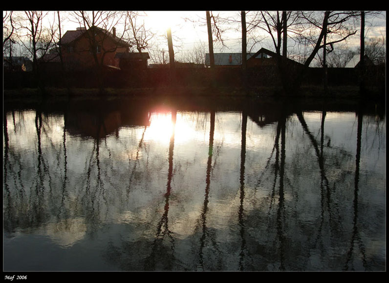 photo "Morning sun." tags: landscape, water, winter