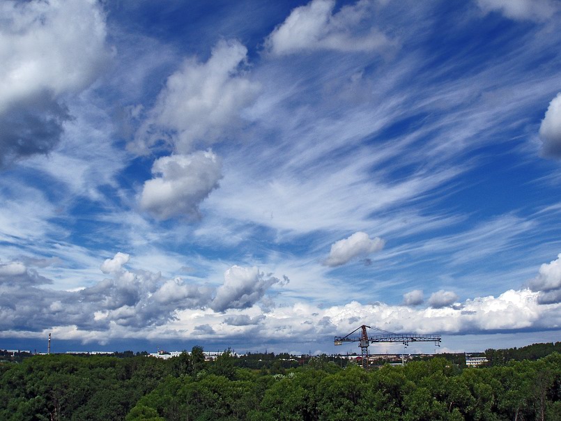 фото "Почти промышленный пейзаж" метки: пейзаж, архитектура, облака