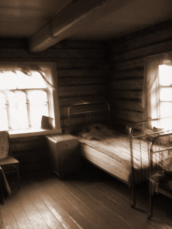 photo "Grandfather's bed" tags: old-time, interior, 