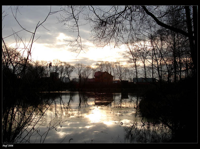 фото "Солнце зимнего утра-2" метки: пейзаж, вода, зима