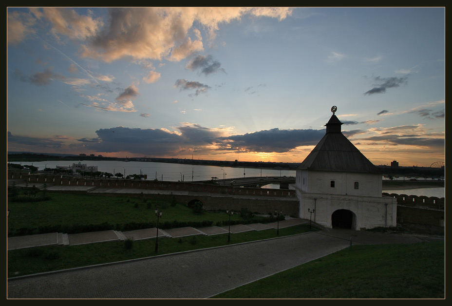 photo "Kazan, Volga, Kremlin" tags: architecture, landscape, 