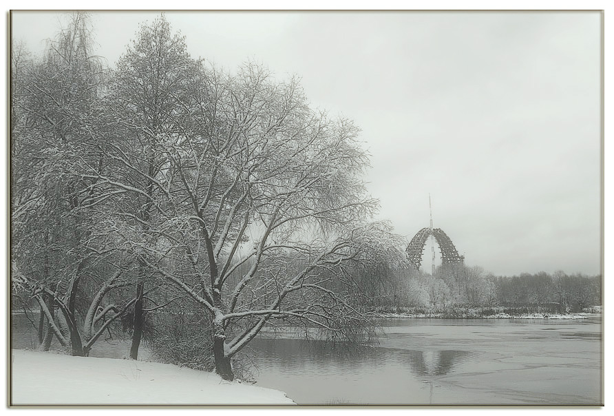 фото "Мост" метки: пейзаж, вода, зима