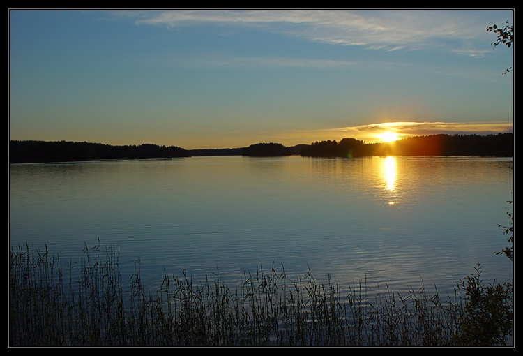 photo "Kilpola" tags: landscape, sunset, water