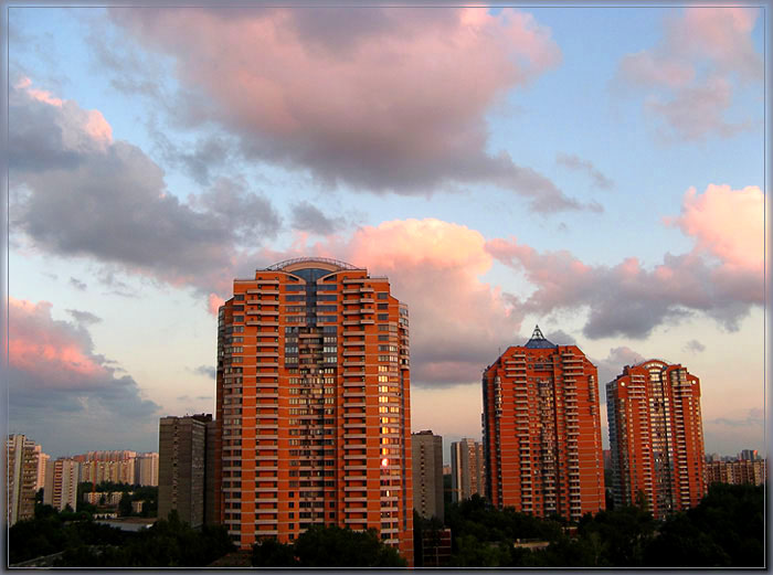 фото "Юго-запад Москвы" метки: пейзаж, архитектура, закат