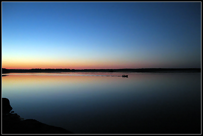 photo "Evening dawn" tags: landscape, sunset, water