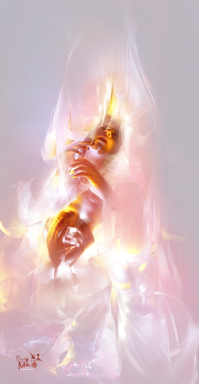 photo "About harmony of contradictions... ("The schedule of light - Reflections about...")" tags: portrait, digital art, 