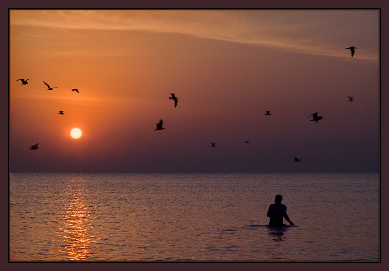 photo "Daybreak on the Black Sea" tags: landscape, sunset