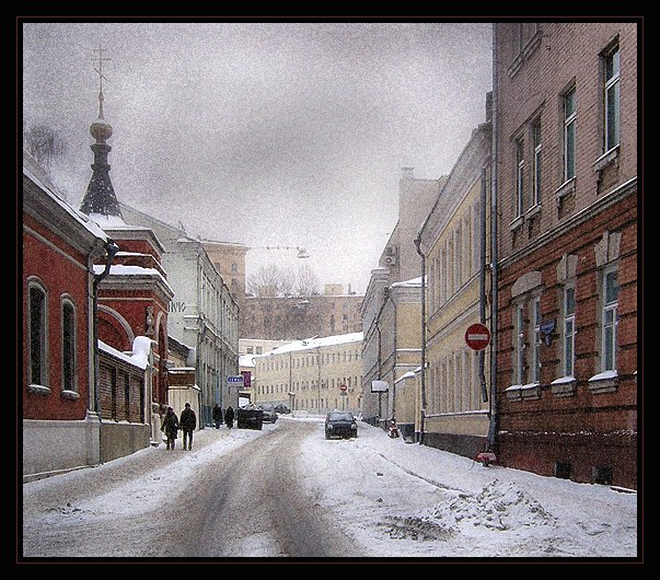 photo "Moscow, in Podkopaiy # 3" tags: architecture, landscape, winter
