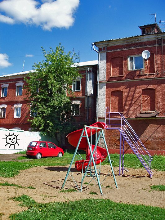 фото "Детская площадка" метки: архитектура, пейзаж, лето