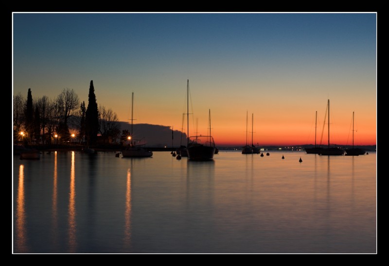 photo "silence" tags: landscape, sunset, water