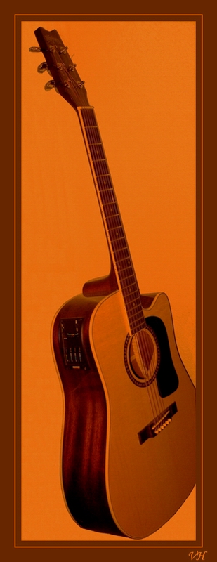 photo "While my guitar." tags: misc., 