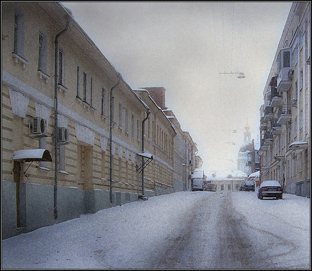 photo "Moscow deserted" tags: architecture, landscape, winter