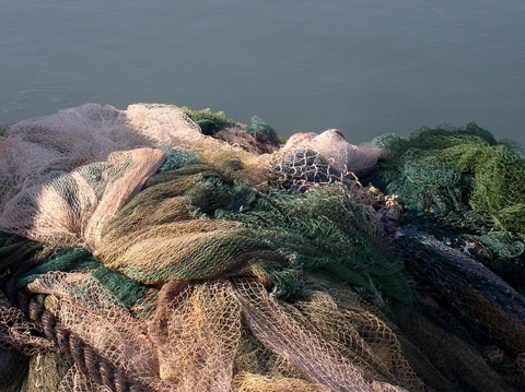 photo "Fishing nets in Jaffa Port" tags: landscape, water