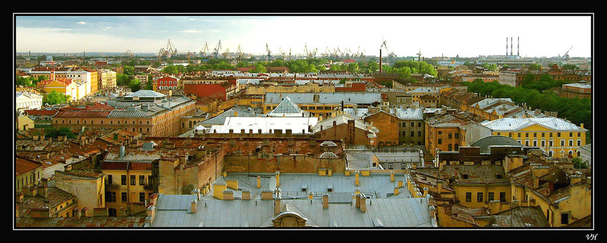 photo "Industrial Petersburg...view from above" tags: architecture, panoramic, landscape, 