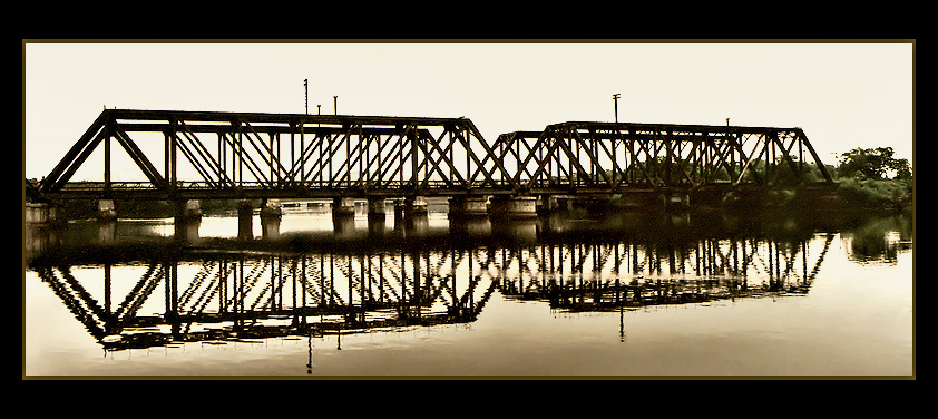 фото "Reflected Bridges" метки: архитектура, пейзаж, вода