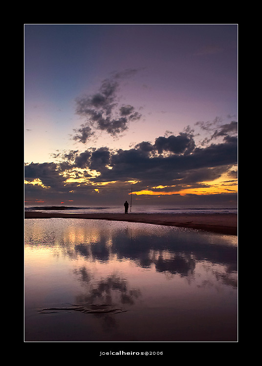 фото "pescando ao fim da tarde" метки: пейзаж, закат