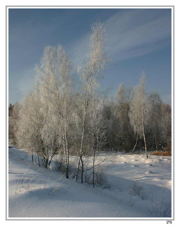 фото "Зимний этюд..(II)" метки: пейзаж, зима