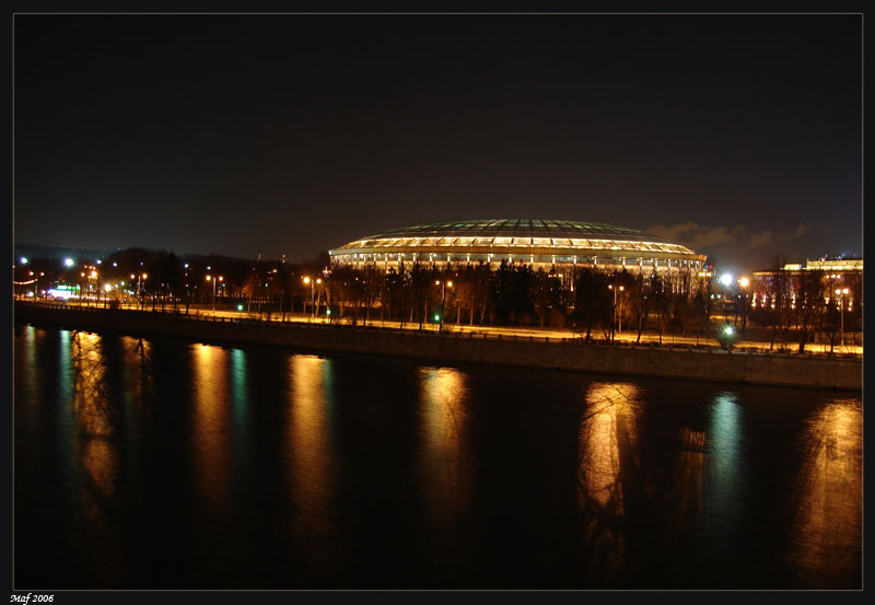 фото "Москва-река" метки: пейзаж, вода, ночь