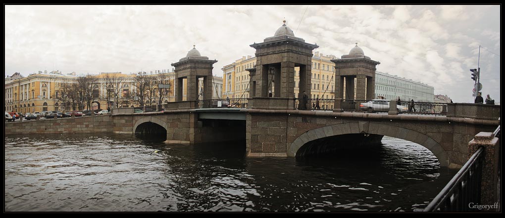 фото "Чернышев мост. Фонтанка" метки: архитектура, пейзаж, вода