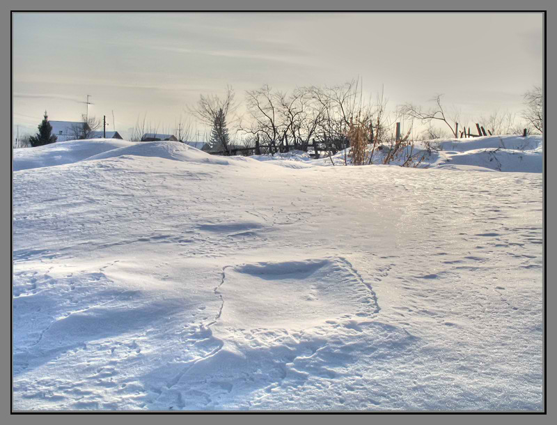 фото "Городская окраина..." метки: пейзаж, зима