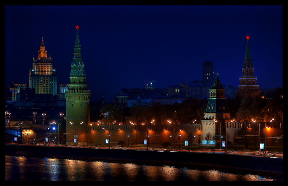 фото "Огни Москвы" метки: архитектура, пейзаж, ночь