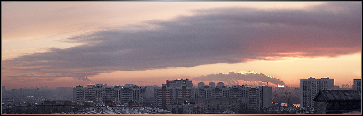 photo "***" tags: landscape, panoramic, sunset